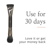 Double Ended Vegan Cheek Makeup Brush by Studio 10