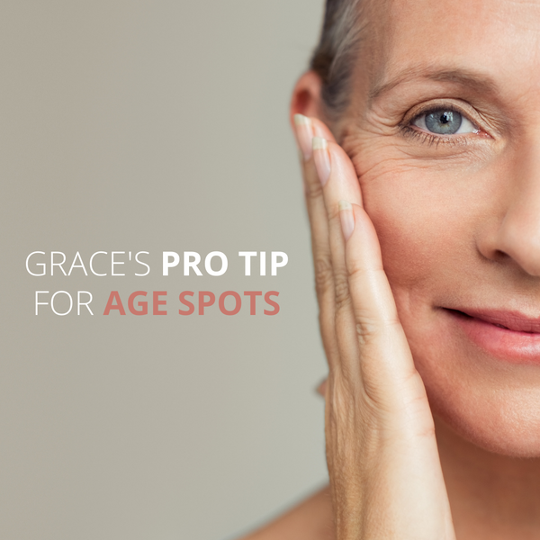MAKEUP FOR MATURE SKIN - GRACE'S PRO TIP FOR AGE SPOTS