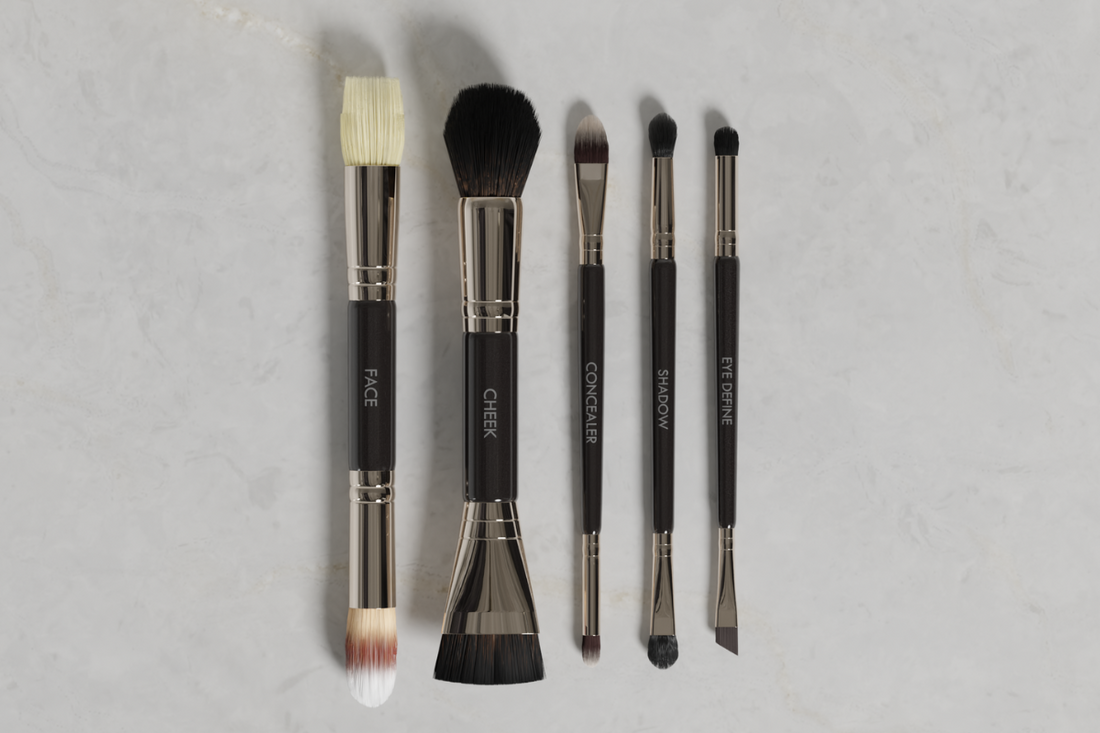 Essential makeup brushes and multi-functional products for mature skin: Achieve a radiant look | Studio 10 Makeup