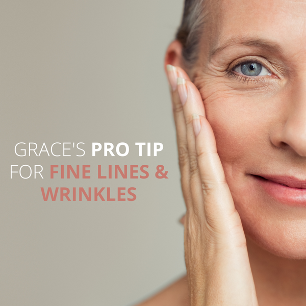 MAKEUP FOR MATURE SKIN - GRACE'S PRO TIP FOR FINE LINES AND WRINKLES