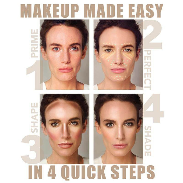 MAKE UP MADE EASY; 4 SIMPLE STEPS AGELESS BEAUTY