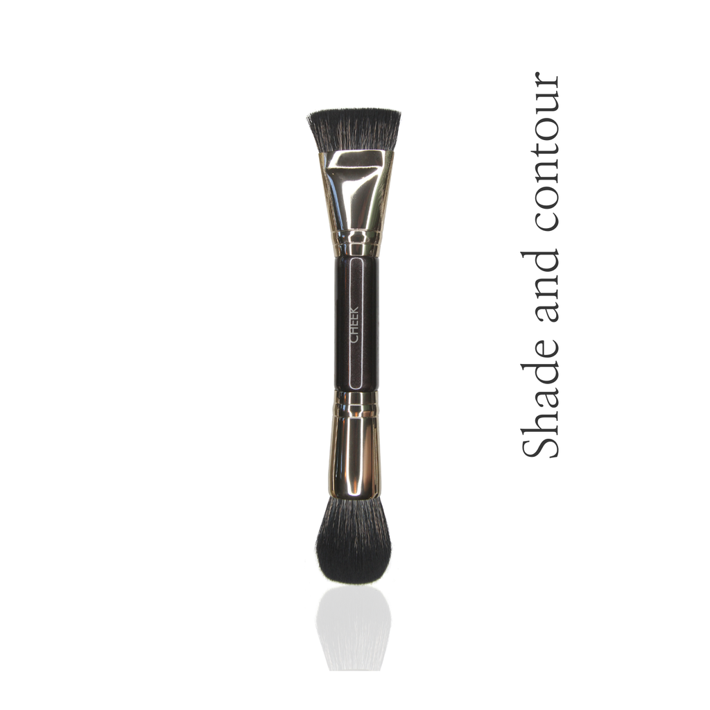 Double Ended Vegan Cheek Makeup Brush by Studio 10