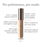Liquid Foil I-radiance Eyeshadow for Mature Skin | Makeup for Older Women by Studio 10
