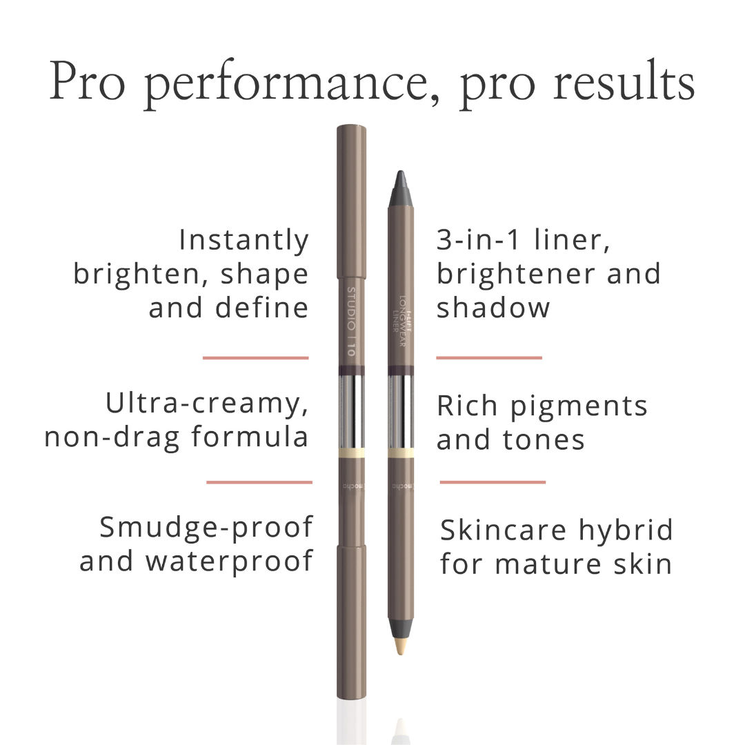 Eyeliner Pencil & Eyeshadow 2-in-1 by Studio 10 | Makeup for Mature Women