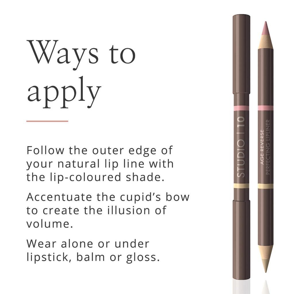 Lip Perfecting Plumping Lip Liner by Studio10 | Lip Liner Makeup for Mature Skin