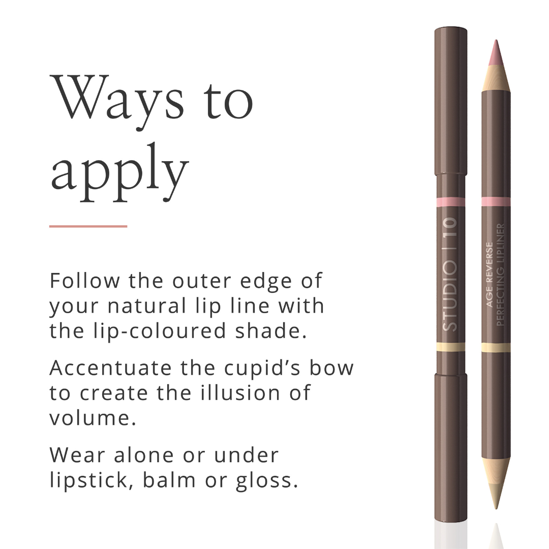Lip Perfecting Plumping Lip Liner by Studio10 | Lip Liner Makeup for Mature Skin