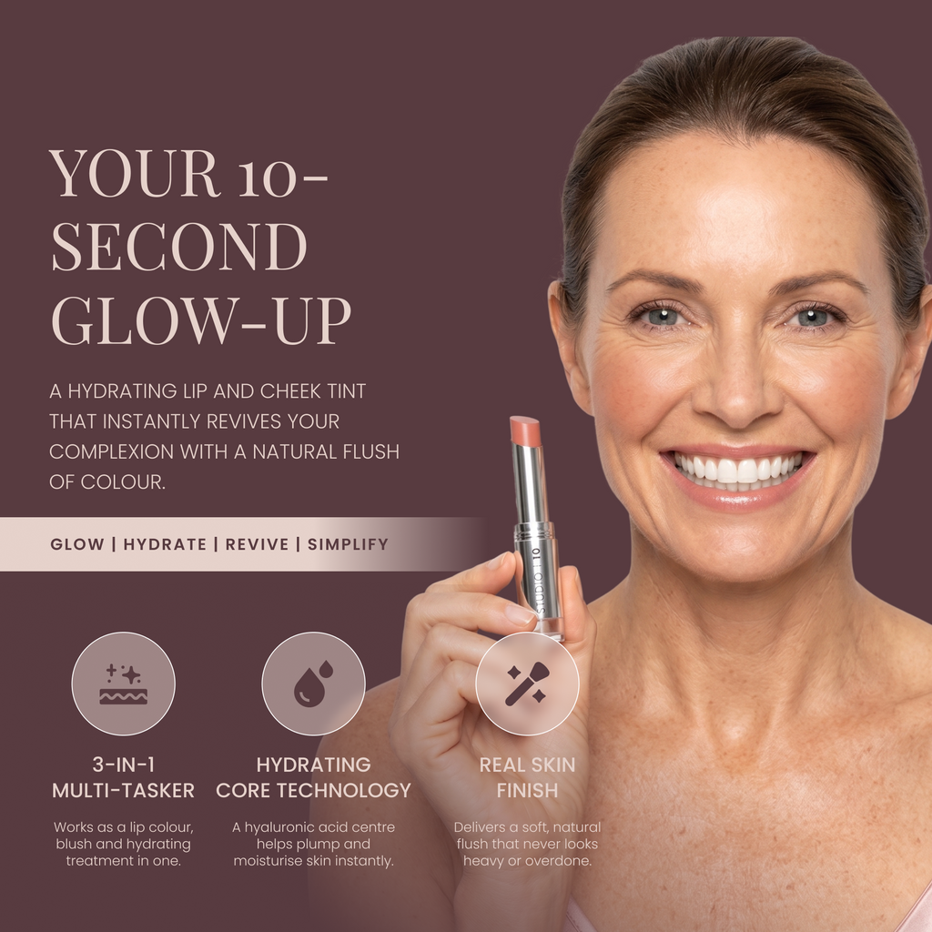 Wake Up & Glow Lip & Cheek Tint Lipstick & Blusher