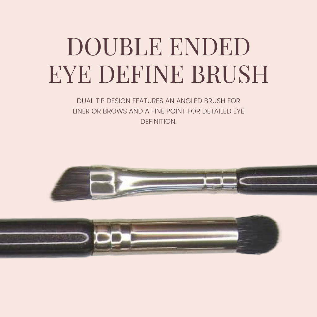 Double Ended Vegan Define Eyeshadow Brush