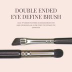 Double Ended Vegan Define Eyeshadow Brush