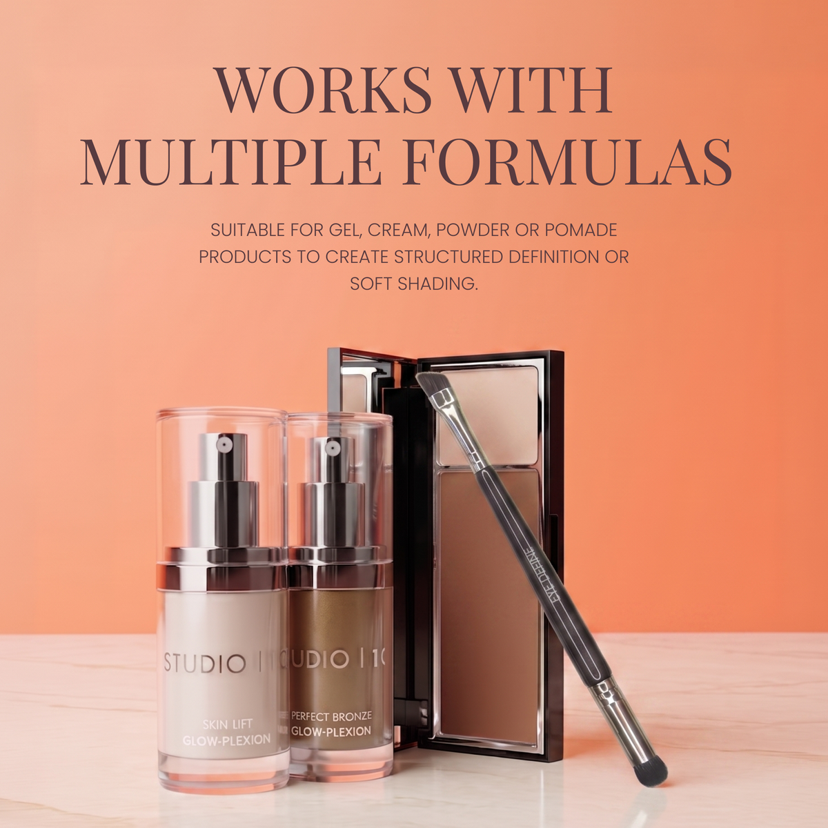Double Ended Vegan Define Eyeshadow Brush