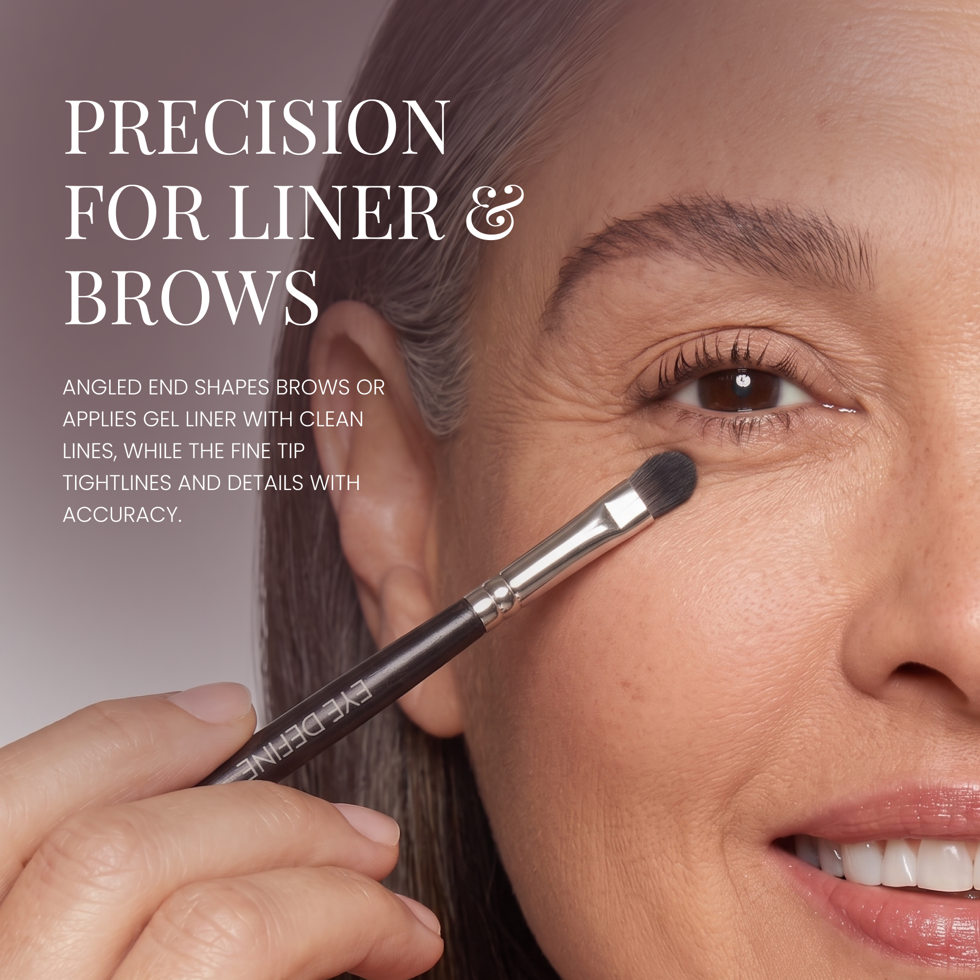 Double Ended Vegan Define Eyeshadow Brush