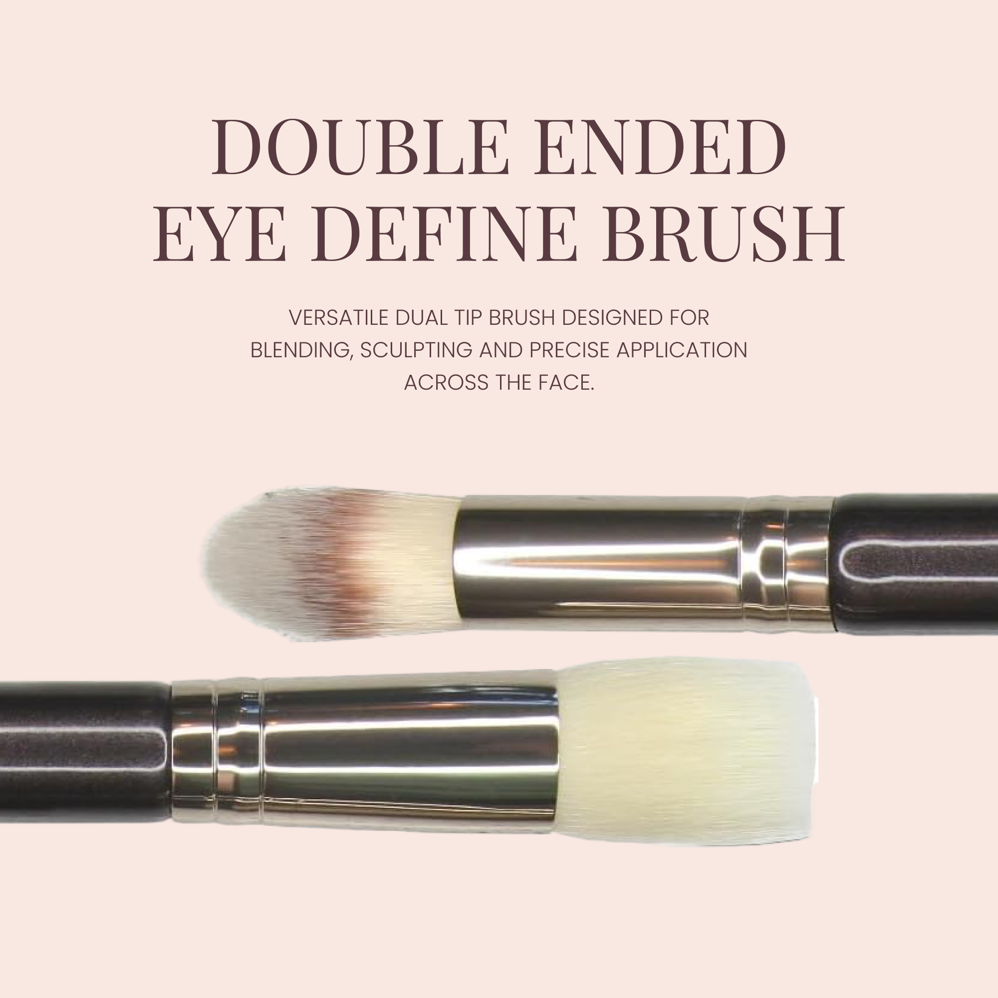 Double Ended Vegan Foundation Brush