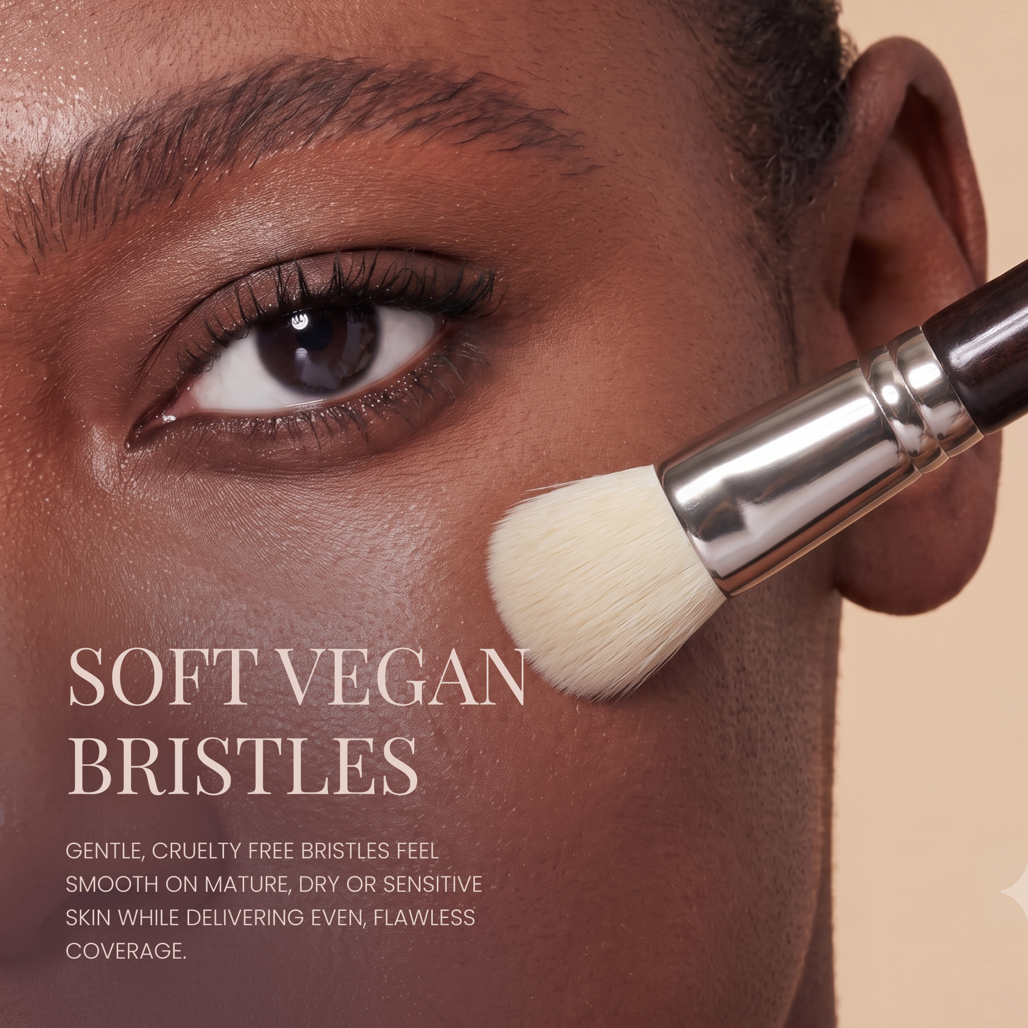 Double Ended Vegan Foundation Brush