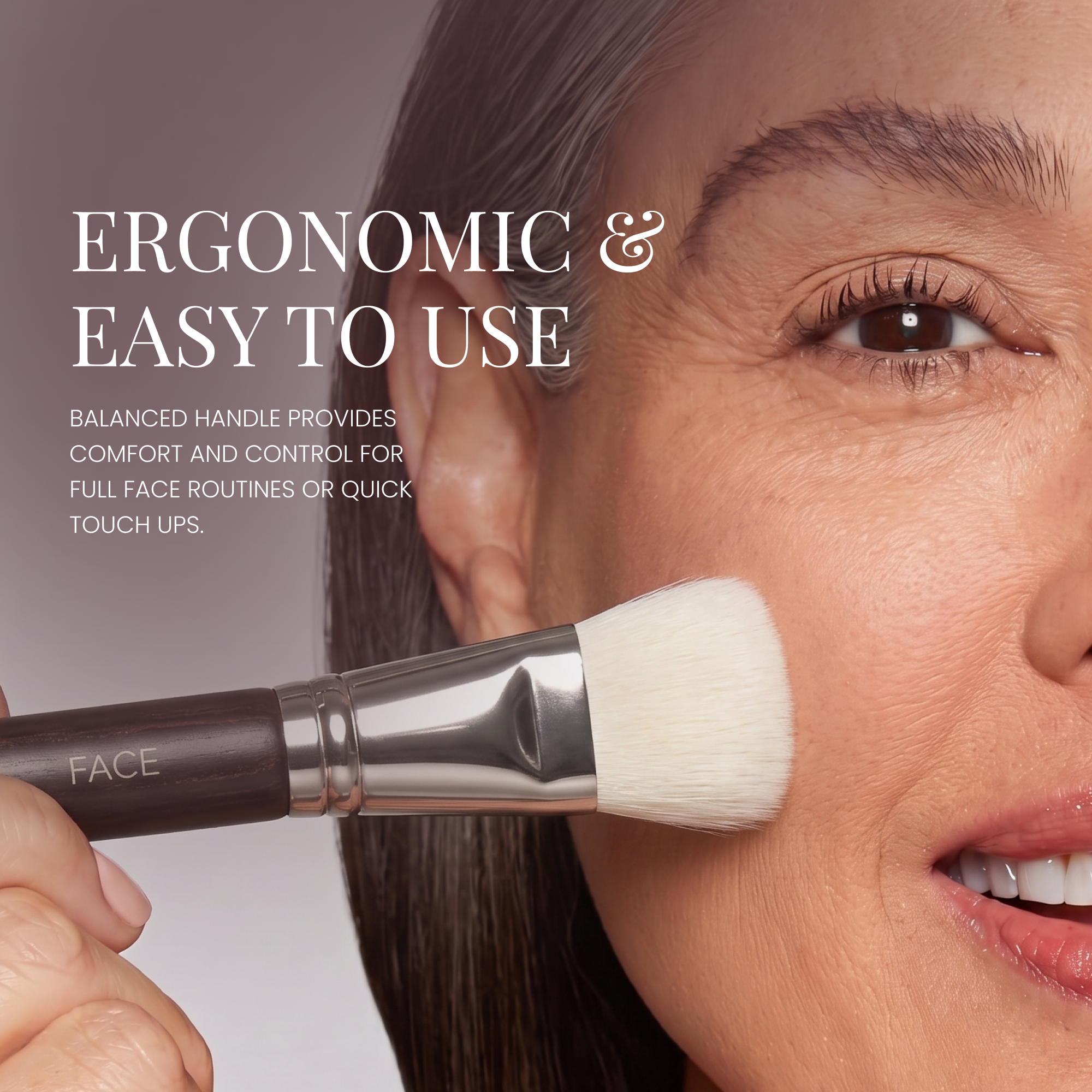 Double Ended Vegan Foundation Brush