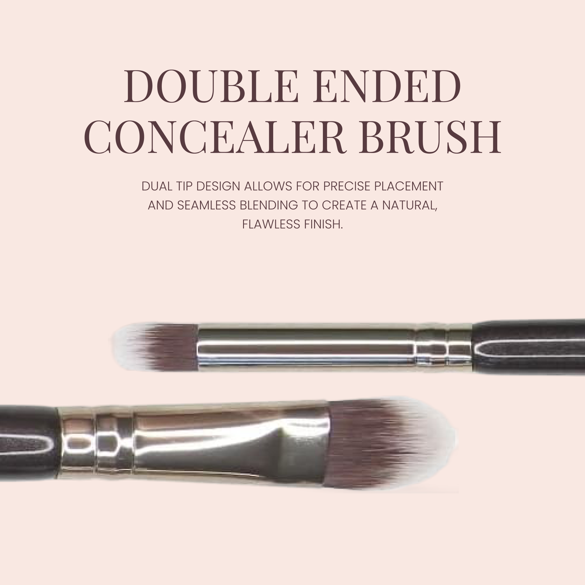 Double Ended Vegan Concealer Brush
