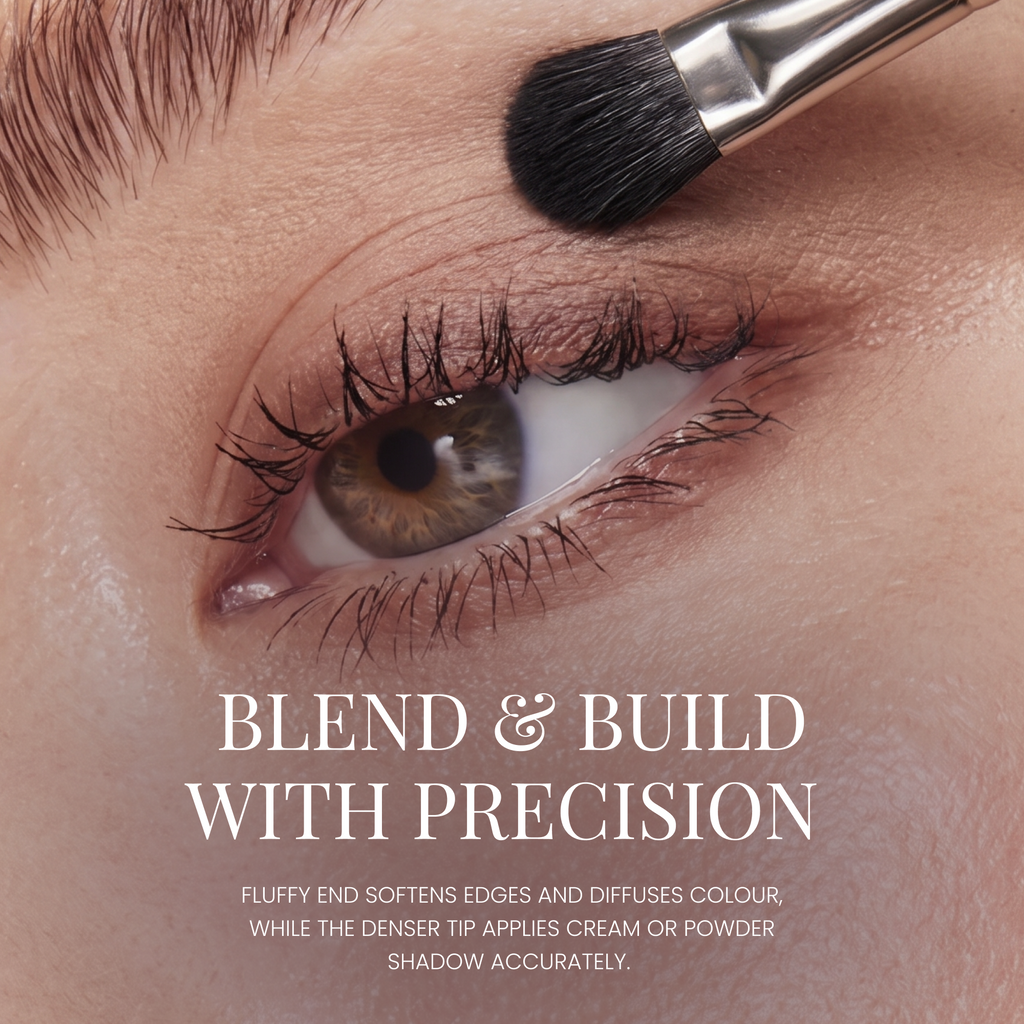 Double Ended Vegan Eyeshadow Brush