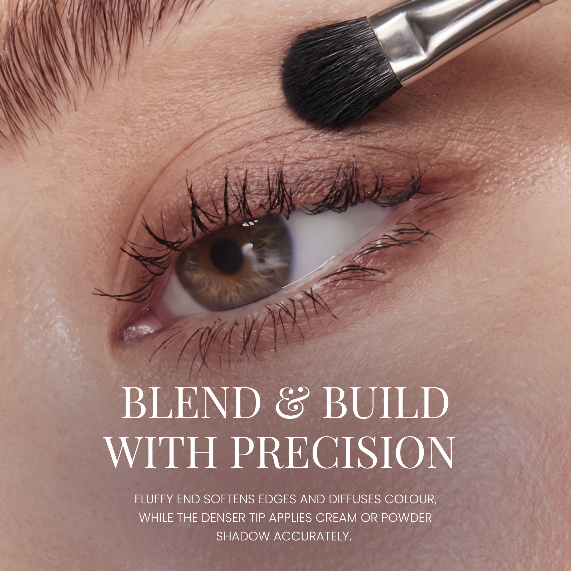 Double Ended Vegan Eyeshadow Brush