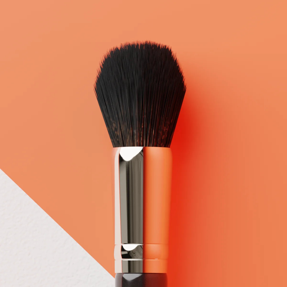 Double Ended Vegan Blusher & Bronzer Brush