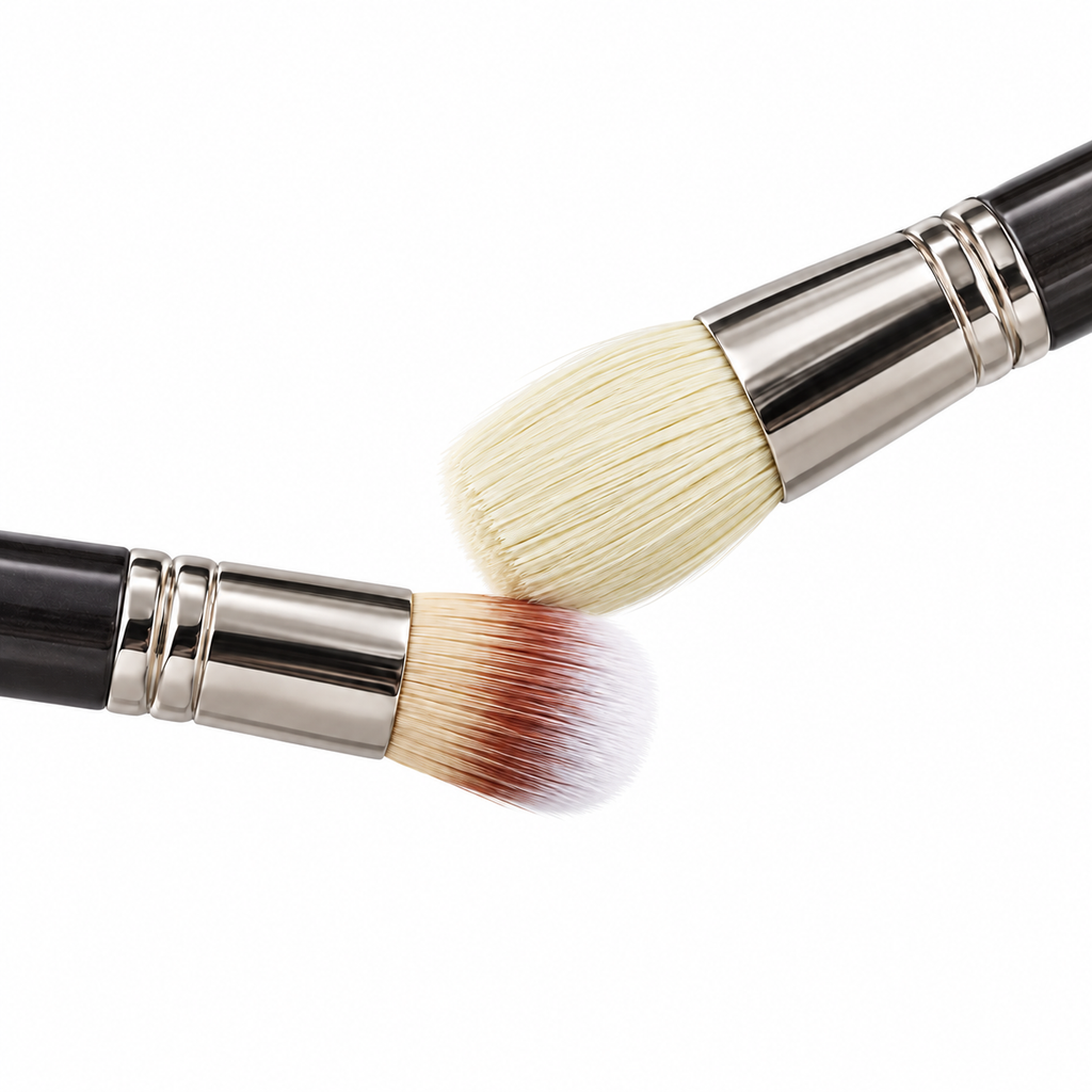 Double Ended Vegan Foundation Brush