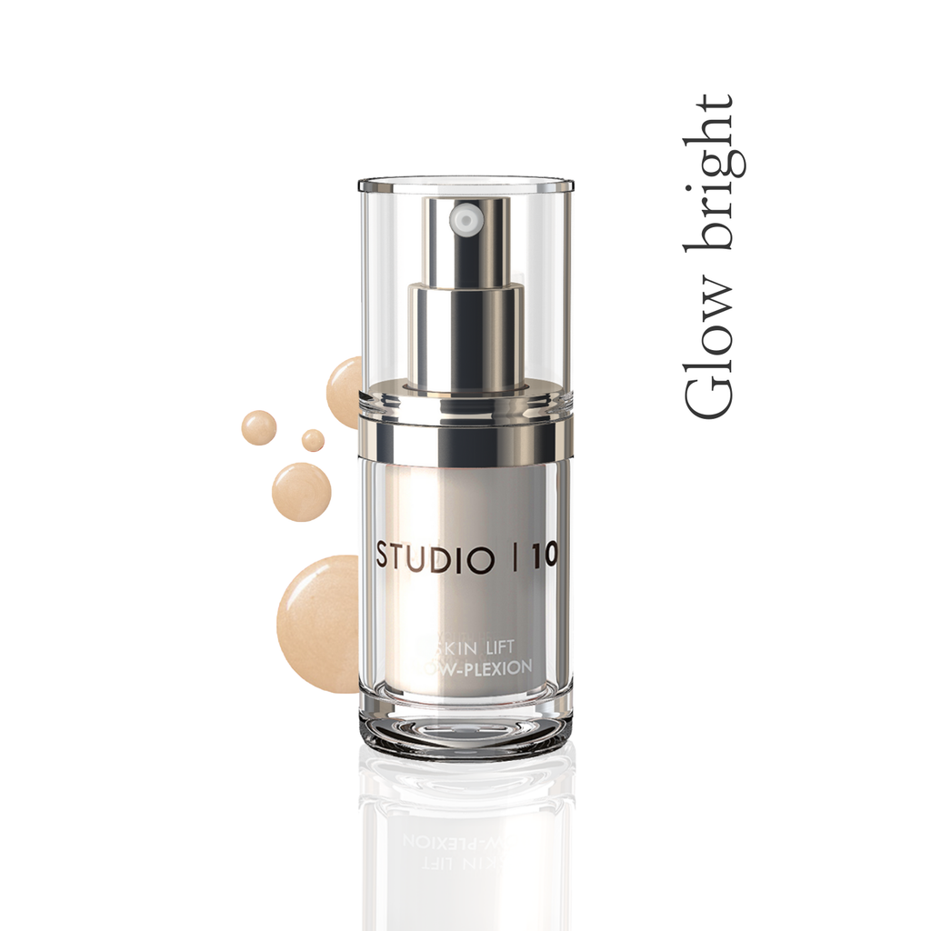 Skin Lift Glow-plexion Primer & Highlighter by Studio10 | Hydrating Primer Makeup for Older Women