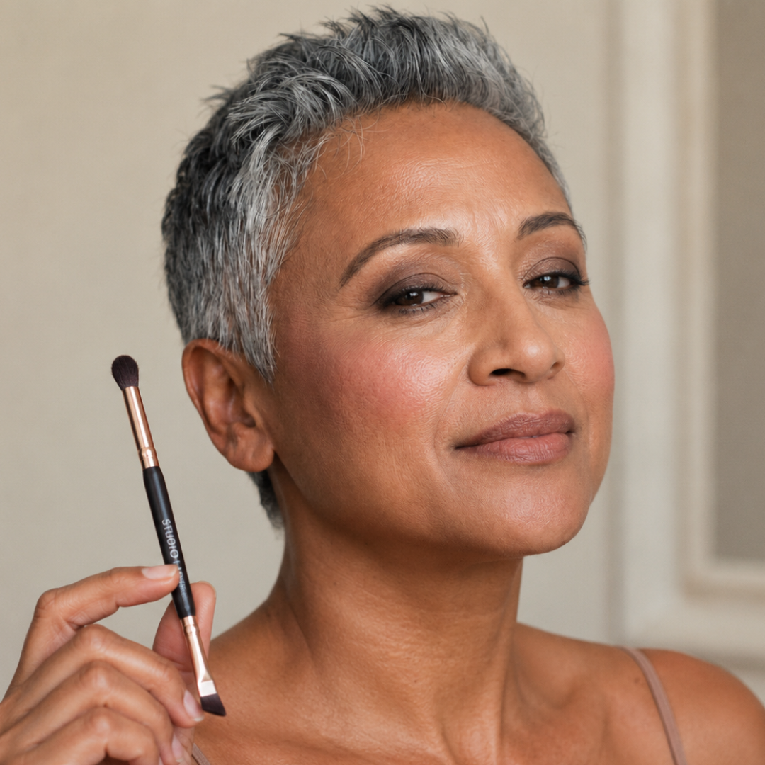Double Ended Vegan Define Eyeshadow Brush