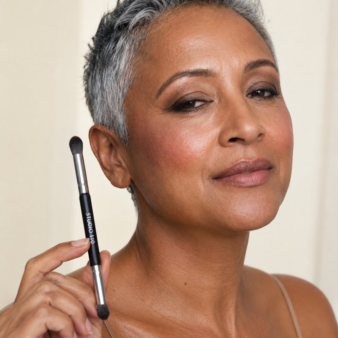 Double Ended Vegan Eyeshadow Brush