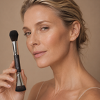Double Ended Vegan Blusher & Bronzer Brush