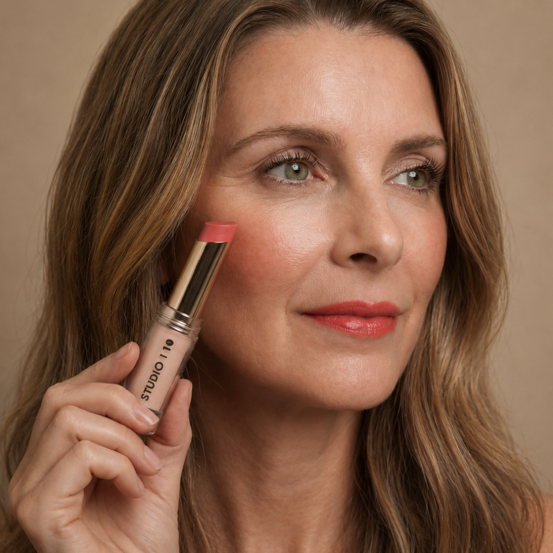 Wake Up & Glow Lip & Cheek Tint Lipstick & Blusher
