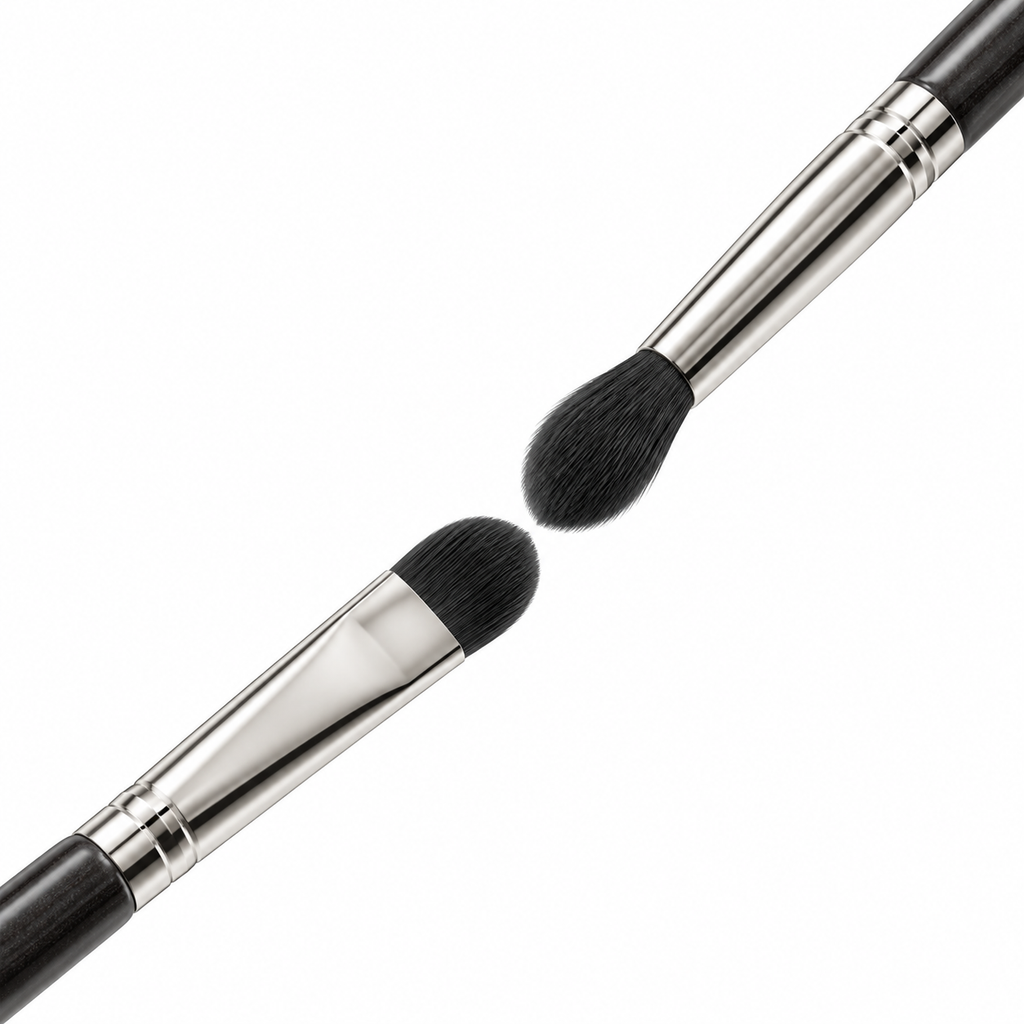 Double Ended Vegan Eyeshadow Brush