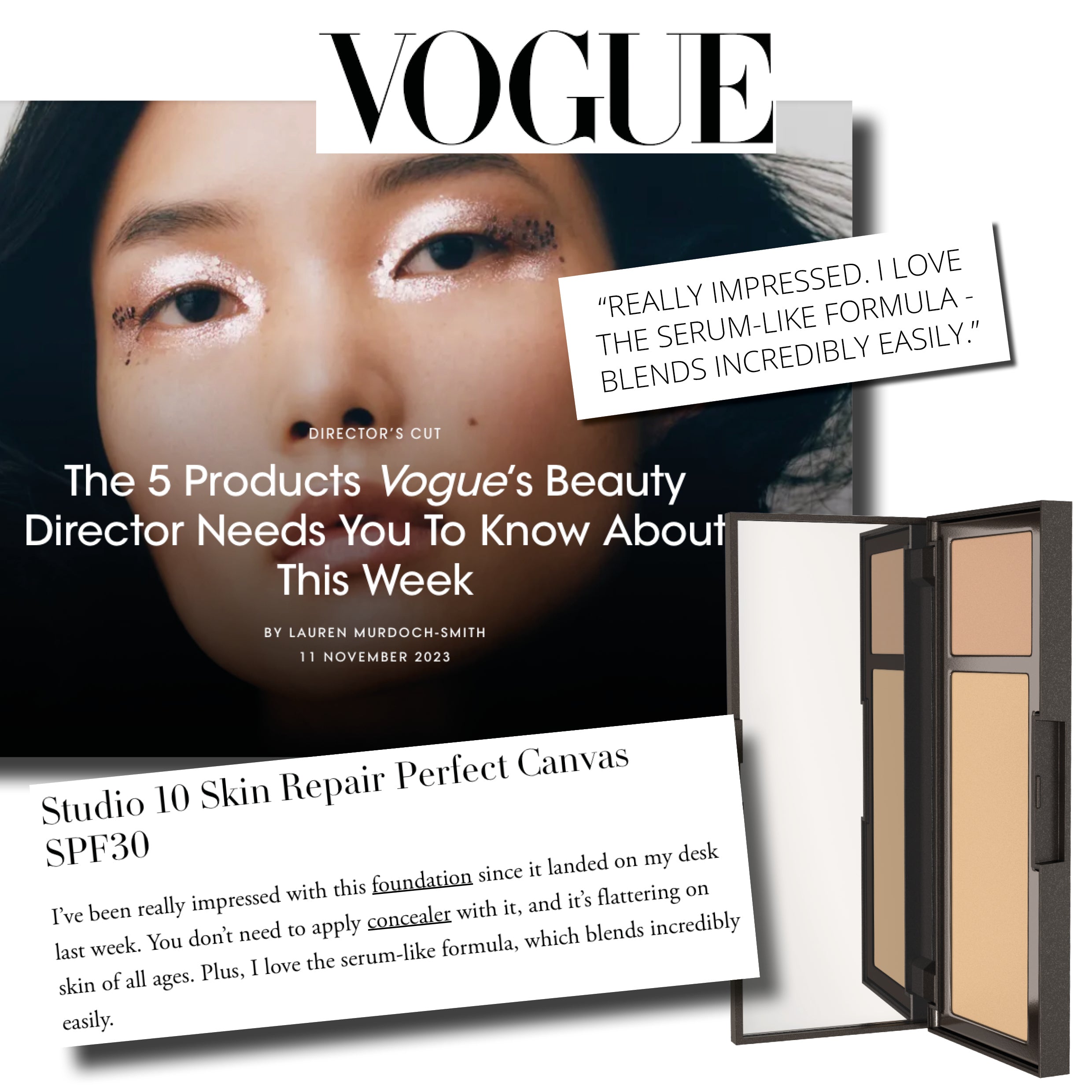 Skin Repair Perfect Canvas Treatment Foundation SPF30 by Studio10 | The Best Foundation for Mature Skin