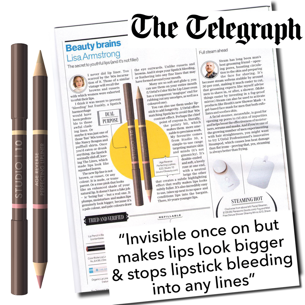 Lip Perfecting Plumping Lip Liner by Studio10 | Lip Liner Makeup for Mature Skin